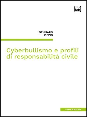 cover image of Cyberbullismo e profili di responsabilità civile